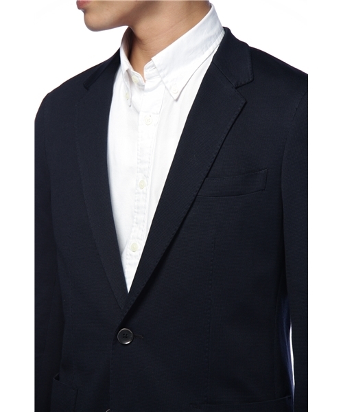 green label relaxing（グリーンレーベルリラクシング）の「COOL MAX CUT NT PP ジャケット（テーラードジャケット・メンズ・ブラック/ネイビー・SMALL/MEDIUM/LARGE/X-LARGE）」の6枚目の写真