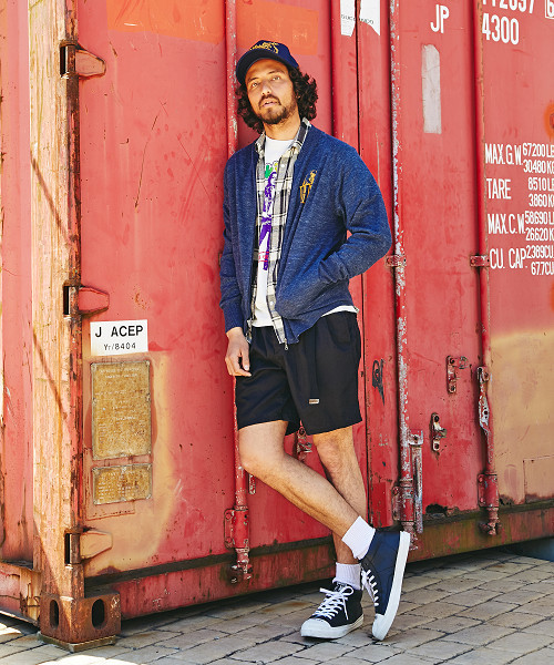 HYSTERIC GLAMOUR（ヒステリックグラマー）の「2タックミリタリーショーツ（カーゴパンツ・メンズ・カーキ/グリーン系カモフラージュ/ブラック・SMALL/MEDIUM/LARGE）」の4枚目の写真