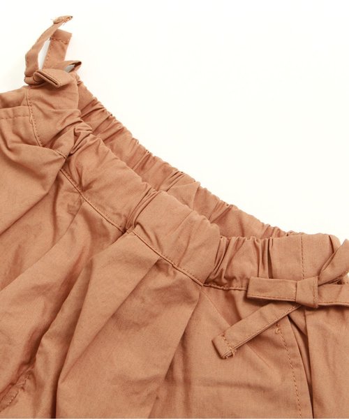 apres les cours(アプレレクール)の「裾フリルショートパンツ 4分丈(その他パンツ・キッズ・キャメル/ピンク・90/110/130/100/120/80)」の5枚目の写真