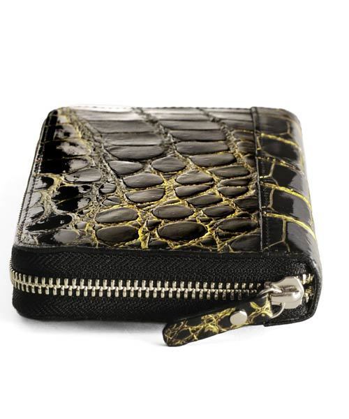 目地染めクロコダイルレザー長財布（財布）｜sankyo shokai