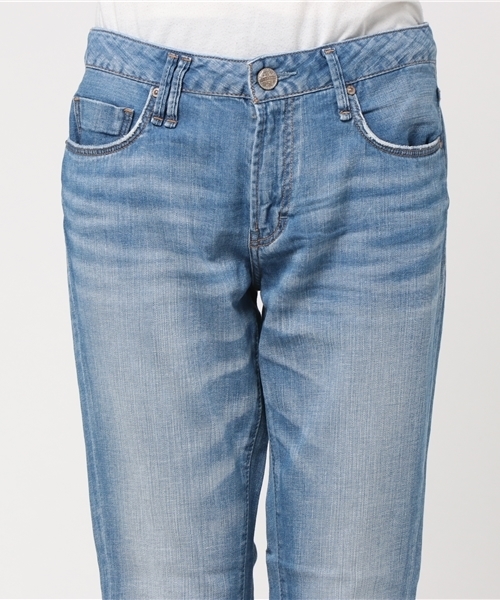 Moname(モナーム)の「■Moname ボーイズスリム デニムパンツ CHARLOTTE(シャルロット)/41172003(デニムパンツ・レディース・サックスブルー/ライトブルー・23inch/24inch/25inch/26inch)」の6枚目の写真