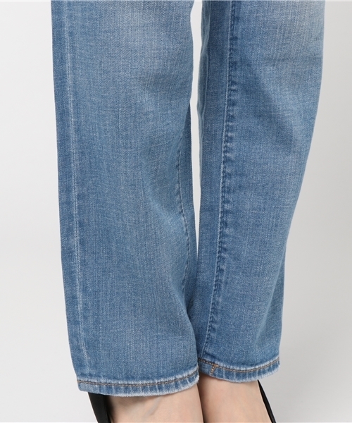 Moname(モナーム)の「■Moname ボーイズスリム デニムパンツ CHARLOTTE(シャルロット)/41172003(デニムパンツ・レディース・サックスブルー/ライトブルー・23inch/24inch/25inch/26inch)」の9枚目の写真