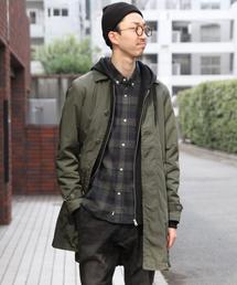 coen | ステンカラーコート(別売TAIONダウンベスト装着可)(ステンカラーコート)