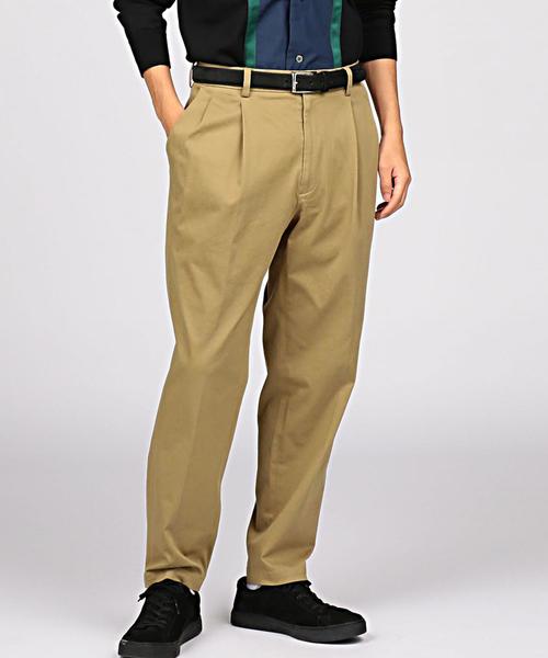 EN ROUTE（アンルート）の「ワンダーシェイプチノ2Pパンツ ◆（チノパンツ・メンズ・ブラック/ベージュ・1/3/2）」の4枚目の写真