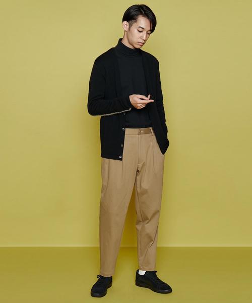 EN ROUTE（アンルート）の「ワンダーシェイプチノ2Pパンツ ◆（チノパンツ・メンズ・ブラック/ベージュ・1/3/2）」の5枚目の写真