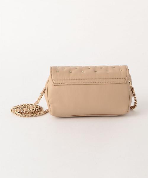 Another Edition（アナザーエディション）の「スタッズショルダー（ショルダーバッグ・レディース・ブラック/ベージュ・FREE）」の4枚目の写真