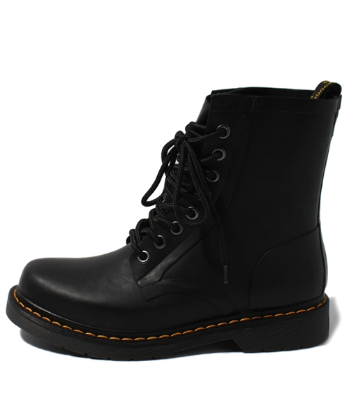 BEAMS(ビームス)の「Dr.Martens / WELLINGTON DRENCH 8EYE BOOT(ブーツ・メンズ・ブラック・7/8/9/10)」の2枚目の写真