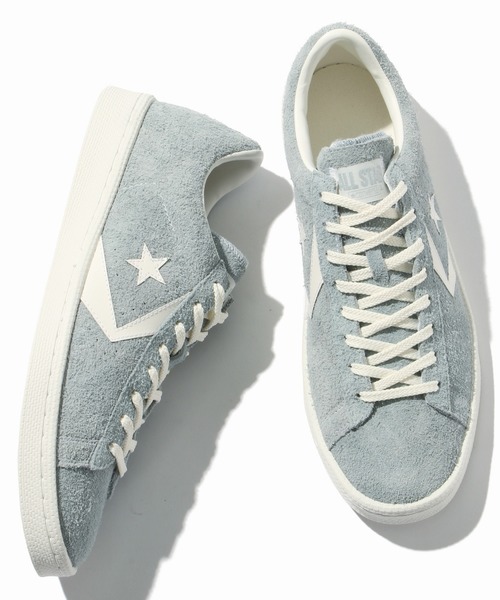 CONVERSE（コンバース）の「CONVERSE / コンバース : PRO LEATHER SUEDE OX#	（スニーカー・メンズ・ピンク/ブルー系その他・26.5cm/26cm/27.5cm/27cm/28cm）」の2枚目の写真