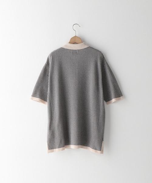 美品　ニードルス　NEEDLES 和紙 ポロ ニット　セーター　白黒 Needles（ニードルス）の「＜NEEDLES＞ PL SWEATER SSL/ニット