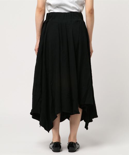 mercibeaucoup,（メルシーボークー）の「Ｂ：春インレー（スカート・レディース・ブラック/グレー/ピンク・01）」の5枚目の写真