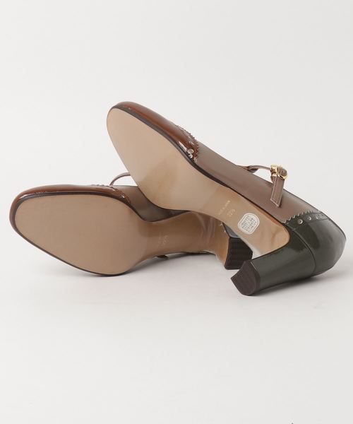 cava cava（サヴァサヴァ）の「◆ cavacava (サヴァサヴァ) ◆　Tストラップパンプス　1800733（パンプス・レディース・ブラック/マルチ/マスタード/ブラック×ホワイト・22.5cm/23.0cm/23.5cm/24.0cm/24.5cm）」の12枚目の写真