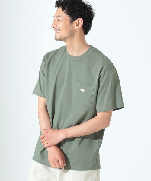 B:MING by BEAMS（ビーミングバイビームス）の「DANTON / Logo Pocket Tee（Tシャツ/カットソー・メンズ・ホワイト/ワイン/グリーン系その他4/ブラウン系その他4/イエロー系その他5/チャコールグレー/オリーブ/ミント/パープル/ブラウン系その他2/オレンジ系その他6/ピンク/ブラック系その他4/ホワイト系その他5・44/40/42/38）」の8枚目の写真