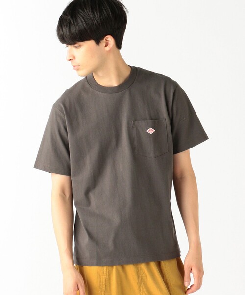B:MING by BEAMS（ビーミングバイビームス）の「DANTON / Logo Pocket Tee（Tシャツ/カットソー・メンズ・ホワイト/ワイン/グリーン系その他4/ブラウン系その他4/イエロー系その他5/チャコールグレー/オリーブ/ミント/パープル/ブラウン系その他2/オレンジ系その他6/ピンク/ブラック系その他4/ホワイト系その他5・44/40/42/38）」の5枚目の写真