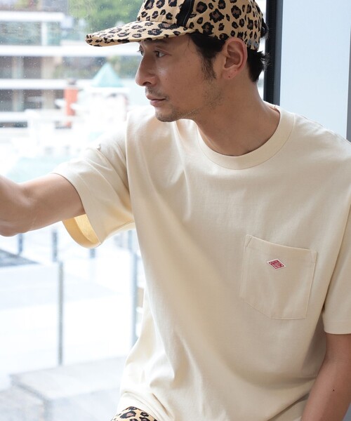 B:MING by BEAMS（ビーミングバイビームス）の「DANTON / Logo Pocket Tee（Tシャツ/カットソー・メンズ・ホワイト/ワイン/グリーン系その他4/ブラウン系その他4/イエロー系その他5/チャコールグレー/オリーブ/ミント/パープル/ブラウン系その他2/オレンジ系その他6/ピンク/ブラック系その他4/ホワイト系その他5・44/40/42/38）」の3枚目の写真