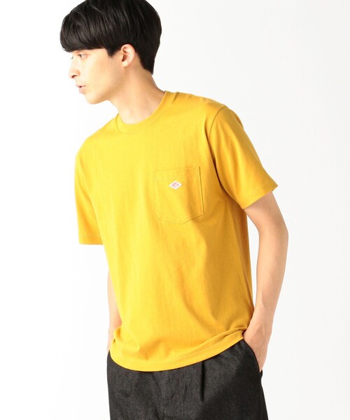 B:MING by BEAMS（ビーミングバイビームス）の「DANTON / Logo Pocket Tee（Tシャツ/カットソー・メンズ・ホワイト/ワイン/グリーン系その他4/ブラウン系その他4/イエロー系その他5/チャコールグレー/オリーブ/ミント/パープル/ブラウン系その他2/オレンジ系その他6/ピンク/ブラック系その他4/ホワイト系その他5・44/40/42/38）」の12枚目の写真