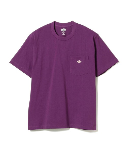 B:MING by BEAMS（ビーミングバイビームス）の「DANTON / Logo Pocket Tee（Tシャツ/カットソー・メンズ・ホワイト/ワイン/グリーン系その他4/ブラウン系その他4/イエロー系その他5/チャコールグレー/オリーブ/ミント/パープル/ブラウン系その他2/オレンジ系その他6/ピンク/ブラック系その他4/ホワイト系その他5・44/40/42/38）」の22枚目の写真