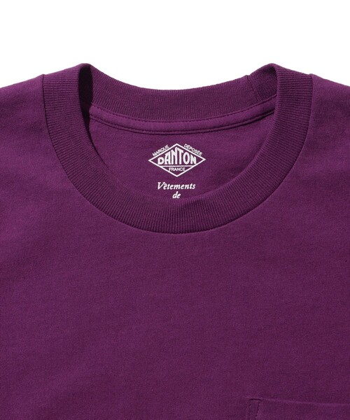 B:MING by BEAMS（ビーミングバイビームス）の「DANTON / Logo Pocket Tee（Tシャツ/カットソー・メンズ・ホワイト/ワイン/グリーン系その他4/ブラウン系その他4/イエロー系その他5/チャコールグレー/オリーブ/ミント/パープル/ブラウン系その他2/オレンジ系その他6/ピンク/ブラック系その他4/ホワイト系その他5・44/40/42/38）」の21枚目の写真