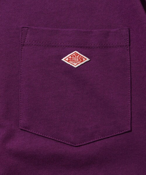 B:MING by BEAMS（ビーミングバイビームス）の「DANTON / Logo Pocket Tee（Tシャツ/カットソー・メンズ・ホワイト/ワイン/グリーン系その他4/ブラウン系その他4/イエロー系その他5/チャコールグレー/オリーブ/ミント/パープル/ブラウン系その他2/オレンジ系その他6/ピンク/ブラック系その他4/ホワイト系その他5・44/40/42/38）」の20枚目の写真
