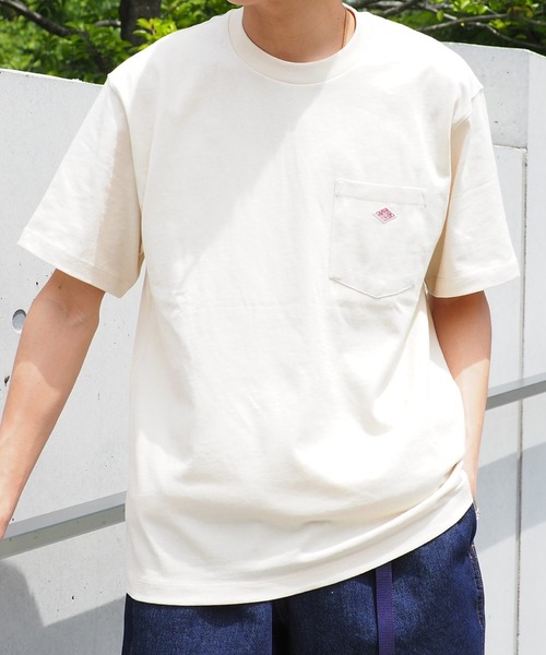 B:MING by BEAMS（ビーミングバイビームス）の「DANTON / Logo Pocket Tee（Tシャツ/カットソー・メンズ・ホワイト/ワイン/グリーン系その他4/ブラウン系その他4/イエロー系その他5/チャコールグレー/オリーブ/ミント/パープル/ブラウン系その他2/オレンジ系その他6/ピンク/ブラック系その他4/ホワイト系その他5・44/40/42/38）」の16枚目の写真