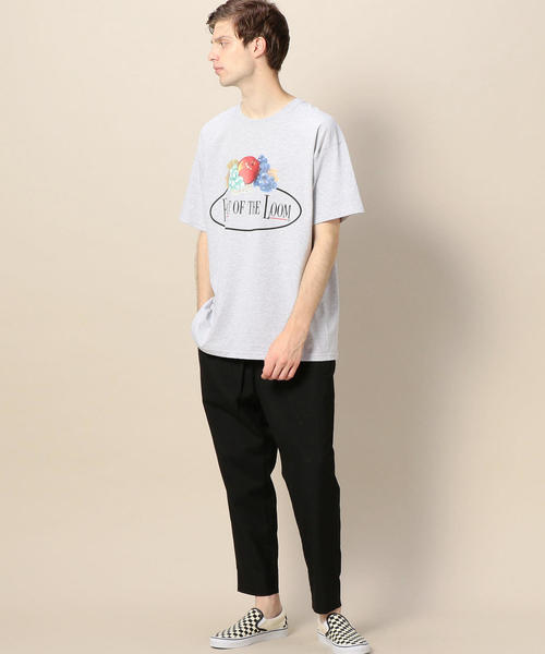 FRUIT OF THE LOOM（フルーツオブザルーム）の「【OCEANS別注企画】 ＜FRUIT OF THE LOOM＞ LOGO TEE 2/Tシャツ о（Tシャツ/カットソー・メンズ・ライトグレー・MEDIUM/LARGE/SMALL）」の8枚目の写真