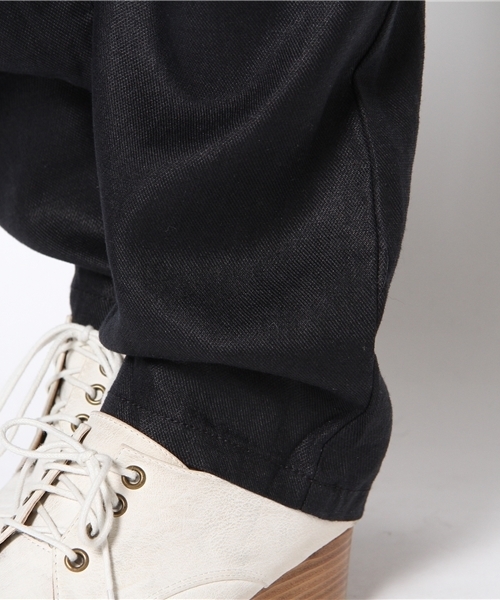 Kastane（カスタネ）の「【Kastane】綿麻サロペット（サロペット/オーバーオール・レディース・グレー/ネイビー/オフホワイト・1/2）」の6枚目の写真