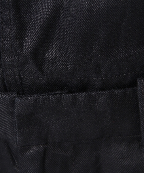 Kastane（カスタネ）の「【Kastane】綿麻サロペット（サロペット/オーバーオール・レディース・グレー/ネイビー/オフホワイト・1/2）」の11枚目の写真