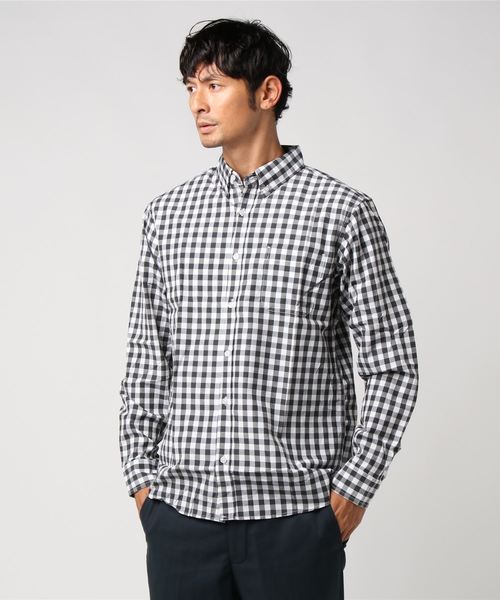 ARCADE（アーケード）の「カジュアルブロードボタンダウンシャツ（シャツ/ブラウス・メンズ・ホワイト系その他/ホワイト系その他2/ブルー系その他/ホワイト×ブラック/ブルー系その他2/ブルー系その他3/ホワイト系その他3/ブルー系その他4/ブラック系その他/レッド系その他・M/L/LL）」の13枚目の写真