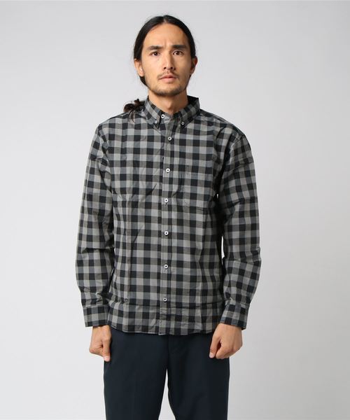 ARCADE（アーケード）の「カジュアルブロードボタンダウンシャツ（シャツ/ブラウス・メンズ・ホワイト系その他/ホワイト系その他2/ブルー系その他/ホワイト×ブラック/ブルー系その他2/ブルー系その他3/ホワイト系その他3/ブルー系その他4/ブラック系その他/レッド系その他・M/L/LL）」の14枚目の写真