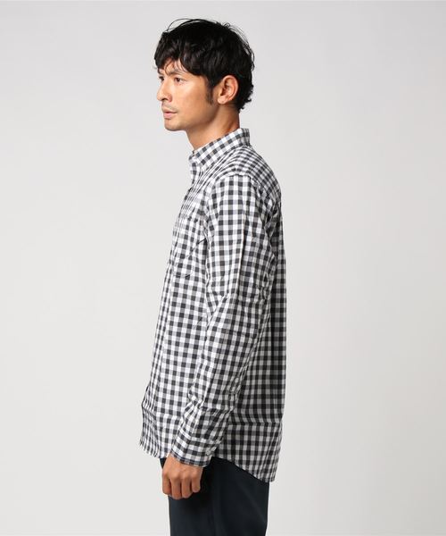 ARCADE（アーケード）の「カジュアルブロードボタンダウンシャツ（シャツ/ブラウス・メンズ・ホワイト系その他/ホワイト系その他2/ブルー系その他/ホワイト×ブラック/ブルー系その他2/ブルー系その他3/ホワイト系その他3/ブルー系その他4/ブラック系その他/レッド系その他・M/L/LL）」の11枚目の写真