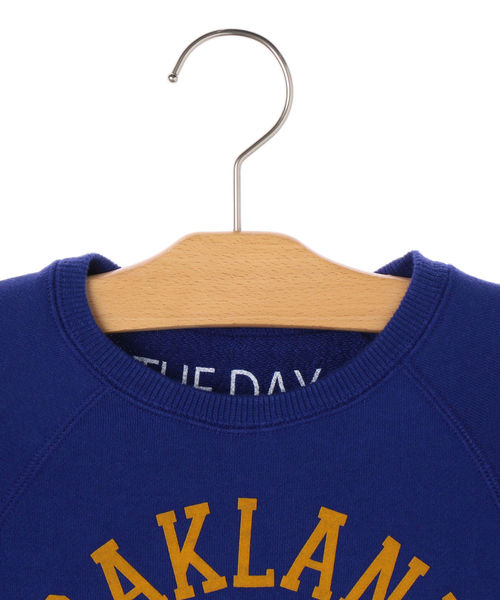 THE DAY（ザデイ）の「THE DAY:プリント スウェット(100～130cm)（スウェット・キッズ・グレー/ブルー・110/120/130/100）」の10枚目の写真