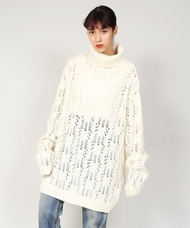 PUNYUS | クロシェタートルニット(ニット/セーター)