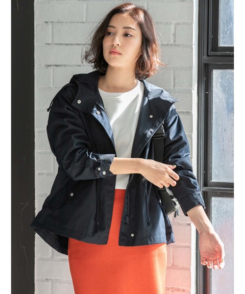 fifth（フィフス）の「マウンテンパーカー（ライダースジャケット・レディース・ネイビー/カーキ/ブラック/ベージュ/モカ・MEDIUM）」の5枚目の写真