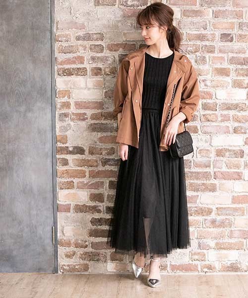 fifth（フィフス）の「マウンテンパーカー（ライダースジャケット・レディース・ネイビー/カーキ/ブラック/ベージュ/モカ・MEDIUM）」の19枚目の写真