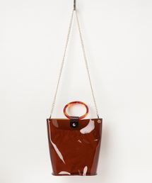 WEGO | WEGO/巾着付きべっ甲リング2WAYクリアトートバッグ(トートバッグ)