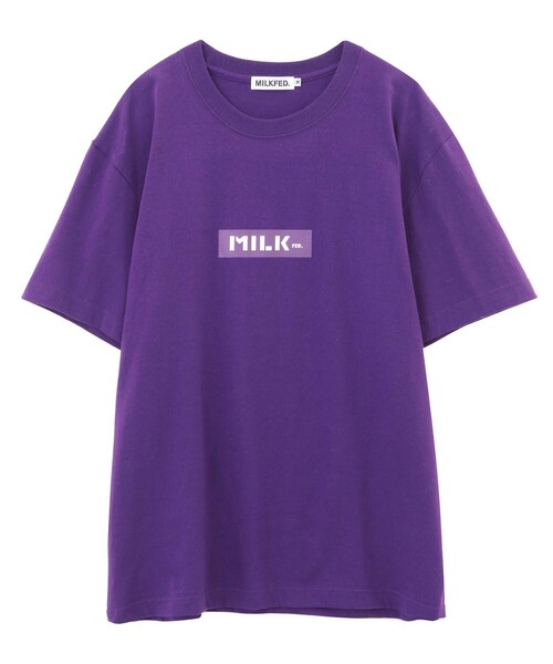 MILKFED.(ミルクフェド)の「S/S TEE BAR(Tシャツ/カットソー・レディース・ホワイト/ブラック/ベージュ/レッド/パープル/オレンジ/ネイビー/A・SMALL/MEDIUM)」の6枚目の写真