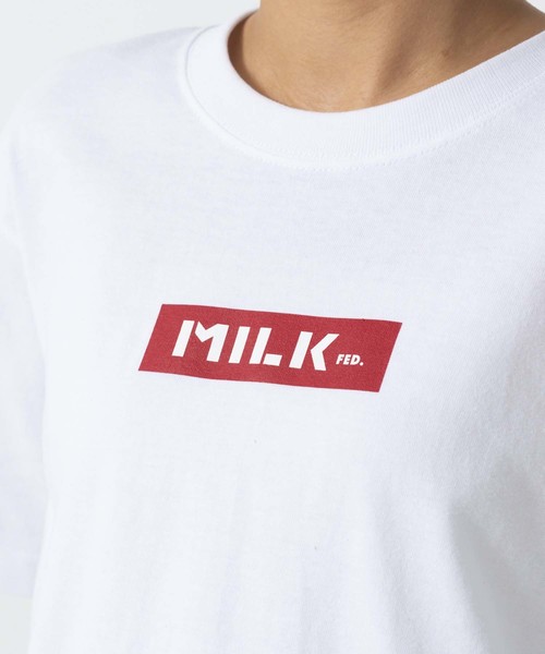 MILKFED.(ミルクフェド)の「S/S TEE BAR(Tシャツ/カットソー・レディース・ホワイト/ブラック/ベージュ/レッド/パープル/オレンジ/ネイビー/A・SMALL/MEDIUM)」の9枚目の写真