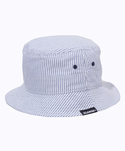 XLARGE,STRIPE BUCKET HAT WEAR