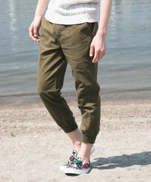 TopIsm（トップイズム）の「リネンコットンジョガーパンツ（その他パンツ・メンズ・ホワイト/ブラック/ベージュ/ネイビー/カーキ・LL/M/L）」の4枚目の写真