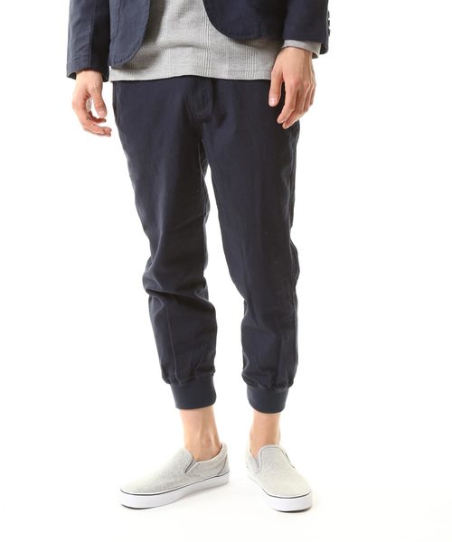 TopIsm（トップイズム）の「リネンコットンジョガーパンツ（その他パンツ・メンズ・ホワイト/ブラック/ベージュ/ネイビー/カーキ・LL/M/L）」の6枚目の写真