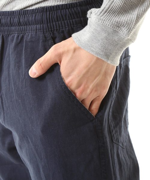 TopIsm（トップイズム）の「リネンコットンジョガーパンツ（その他パンツ・メンズ・ホワイト/ブラック/ベージュ/ネイビー/カーキ・LL/M/L）」の15枚目の写真