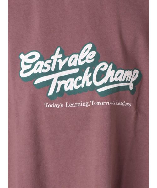 Ungrid（アングリッド）の「EASTVALEロゴTee（Tシャツ/カットソー・レディース・グレー/オフホワイト/パープル・FREE）」の14枚目の写真