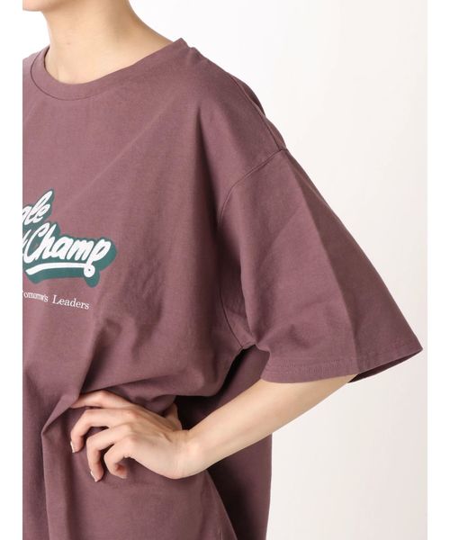 Ungrid（アングリッド）の「EASTVALEロゴTee（Tシャツ/カットソー・レディース・グレー/オフホワイト/パープル・FREE）」の15枚目の写真