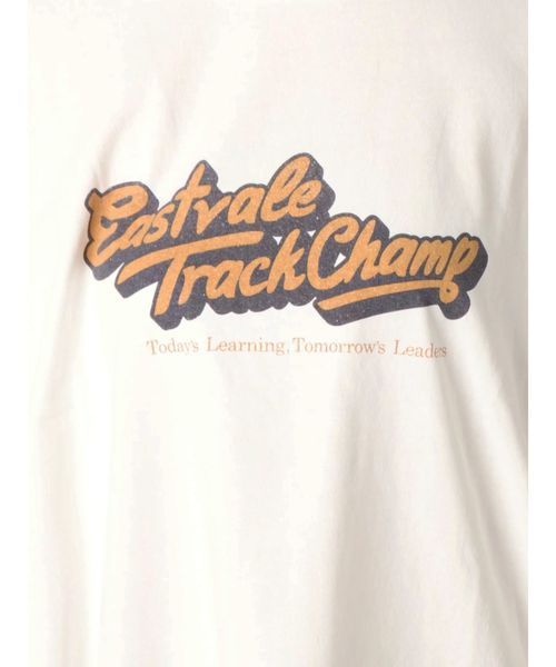 Ungrid（アングリッド）の「EASTVALEロゴTee（Tシャツ/カットソー・レディース・グレー/オフホワイト/パープル・FREE）」の17枚目の写真