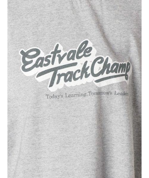 Ungrid（アングリッド）の「EASTVALEロゴTee（Tシャツ/カットソー・レディース・グレー/オフホワイト/パープル・FREE）」の18枚目の写真