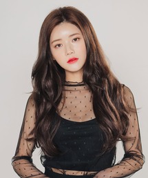 LINEASTORIA（リネアストリア）の「【キューブウィッグ・ロング】キューブウィッグあまゆるウェイブ（ウィッグ）」