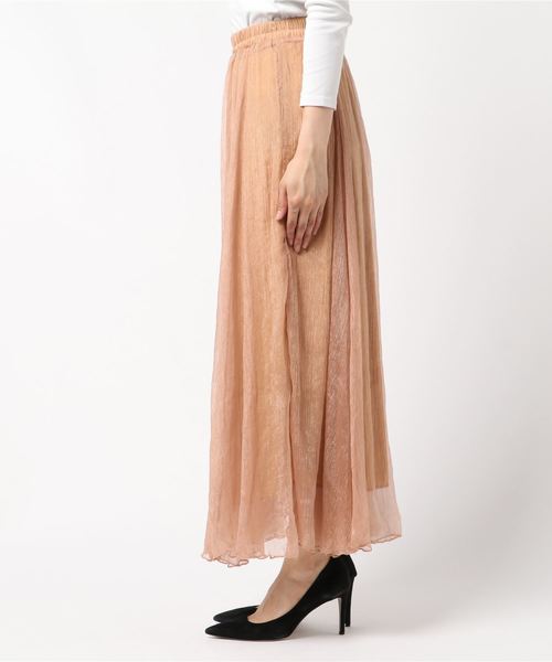 LUGG NAGG(ラグナグ)の「【Jewelobe/ ジュエローブ】 切替オーロラスカート(スカート・レディース・ブラック/ベージュ/グレー/ピンク/ブルー・FREE)」の6枚目の写真