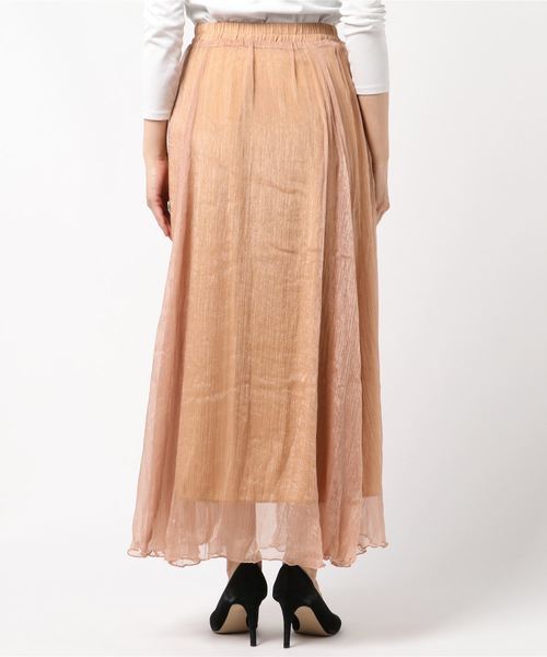 LUGG NAGG(ラグナグ)の「【Jewelobe/ ジュエローブ】 切替オーロラスカート(スカート・レディース・ブラック/ベージュ/グレー/ピンク/ブルー・FREE)」の7枚目の写真