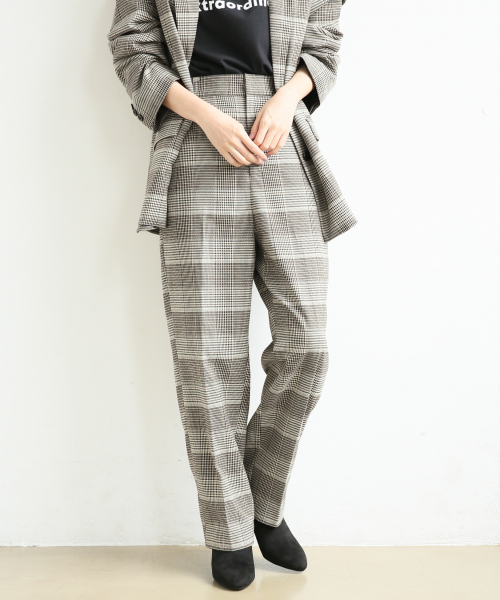 LOWRYS FARM（ローリーズファーム）の「ＴＲセットアップテーパード　847477（その他パンツ・レディース・ライトグレー/ダークブラウン/グレー系その他/ブラウン系その他/キャメル・FREE）」の3枚目の写真