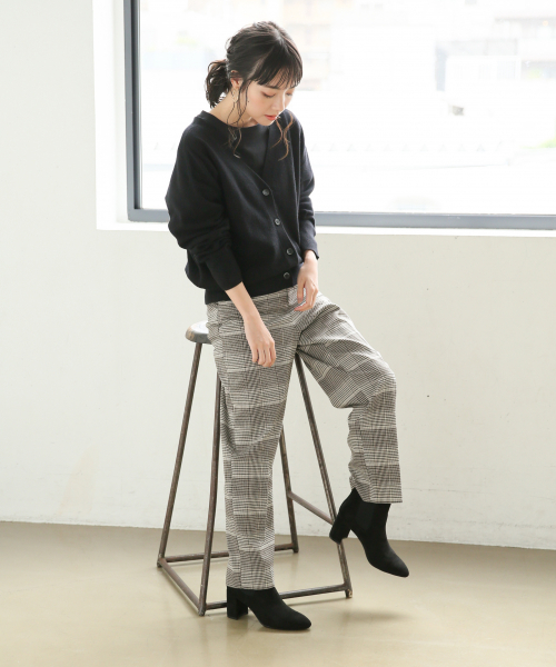 LOWRYS FARM（ローリーズファーム）の「ＴＲセットアップテーパード　847477（その他パンツ・レディース・ライトグレー/ダークブラウン/グレー系その他/ブラウン系その他/キャメル・FREE）」の7枚目の写真