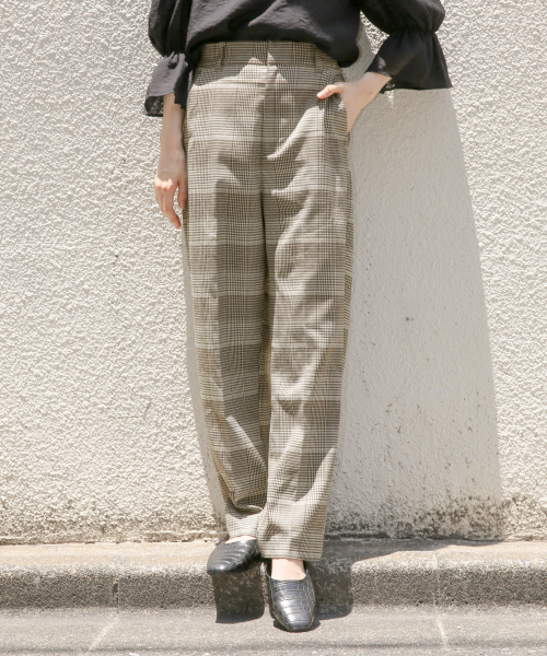 LOWRYS FARM（ローリーズファーム）の「ＴＲセットアップテーパード　847477（その他パンツ・レディース・ライトグレー/ダークブラウン/グレー系その他/ブラウン系その他/キャメル・FREE）」の8枚目の写真